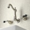 Kingston Brass KS1226PKL Duchess 2-Handle Wall Mount Bathroom Faucet, Polished Nickel KS1226PKL - alternate 7